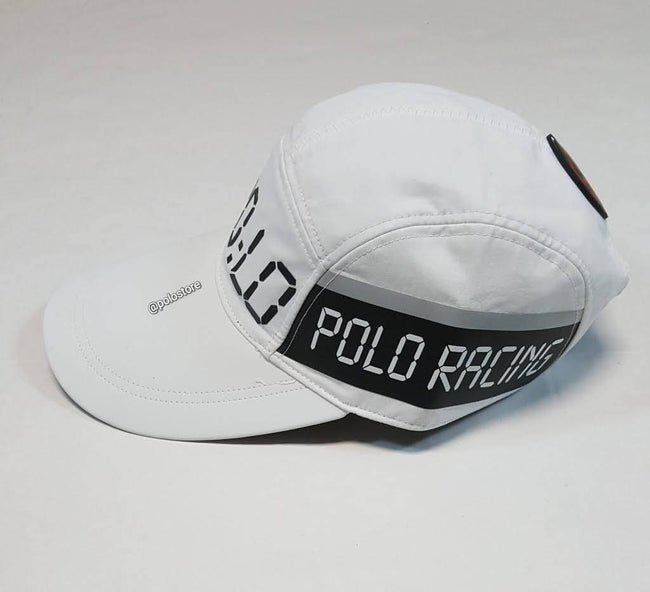 Nwt Polo Ralph Lauren White Racing 5 Panel Hat - Unique Style