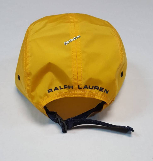 Nwt Polo Ralph Lauren Yellow Polo Sport 5 Panel Nylon Hat - Unique Style