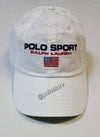Nwt Polo Sport Spellout White Adjustable Strap Back Hat - Unique Style