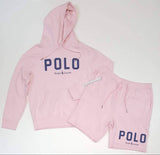 Nwt Polo Big & Tall  Pink Spellout Logo Big Pony Fleece Hoodie - Unique Style