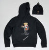 Nwt Polo Ralph Lauren Black Cocoa Teddy Bear Hoodie - Unique Style