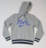 Nwt Polo Ralph Lauren Grey/Royal Blue Big and Tall Script Hoodie - Unique Style