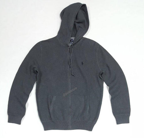 Nwt Polo Ralph Lauren Grey Thermal Small Pony Hoodie - Unique Style