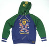 Nwt Polo Ralph Lauren Navy 867th Airborne Dragon Souvenir Embroidered Pullover Hoodie - Unique Style