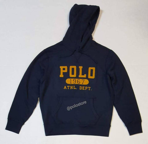 Polo Ralph Lauren Athletic Dept. 1967 Hoodie Black Red Men's