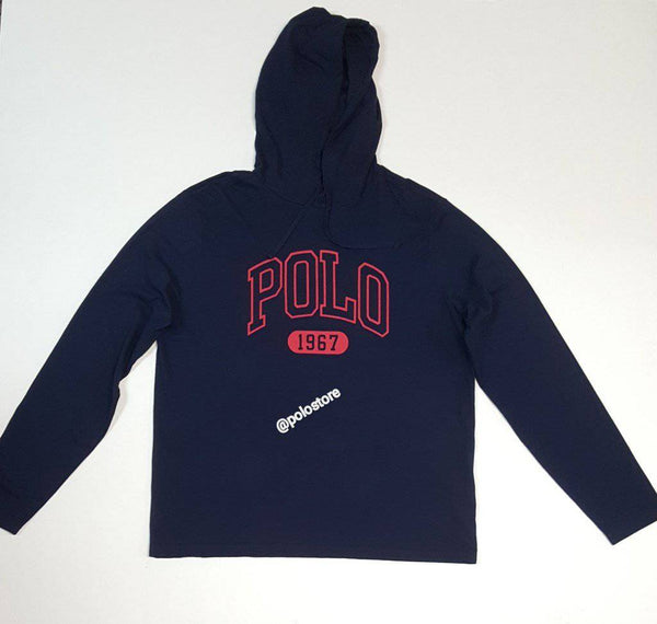 Nwt Polo Ralph Lauren Navy Polo 1967 Hoodie Tee - Unique Style