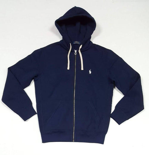Nwt Polo Ralph Lauren Navy /White Small Pony Hoodie - Unique Style
