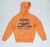 Nwt Polo Ralph Lauren Orange Equestrian Hoodie - Unique Style
