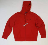 Nwt Polo Ralph Lauren Red Double Knit Pony Hoodie - Unique Style