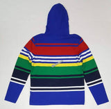 Nwt Polo Ralph Lauren Stripe Color Small Pony Hoodie Tee - Unique Style