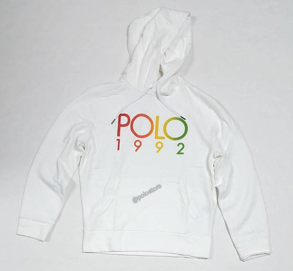 Nwt Polo Ralph Lauren White Color Polo 1992 Pullover Hoodie - Unique Style