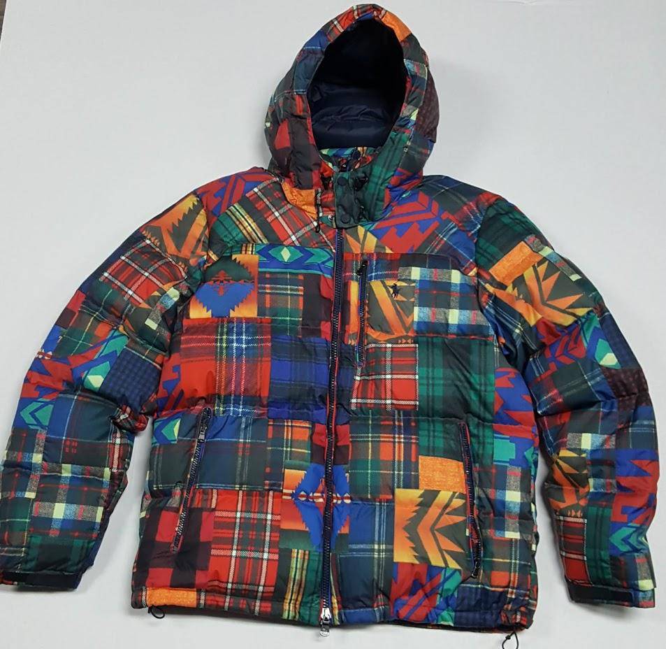 Nwt Polo Ralph Lauren Aztec Southwestern Down Jacket Unique Style