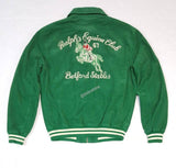 Nwt Polo Ralph Lauren Green Equine Club Bedford Stables Equestrian Corduroy Embroidered/Patch Jacket - Unique Style