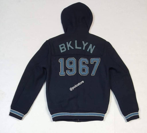 Nwt Polo Ralph Lauren Letterman Bklyn 1967 Toggle Jacket - Unique Style