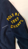 Nwt Polo Ralph Lauren Navy R.L. Naval Tigers 1967 Champs Fleece Patch/Embroidered Jacket - Unique Style