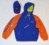 Nwt Polo Ralph Lauren Orange/Navy Polo Sport Zip Up Windbreaker Jacket - Unique Style