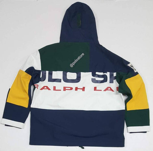 Nwt Polo Ralph Lauren Polo Sport Mash Up Print Shell Jacket - Unique Style