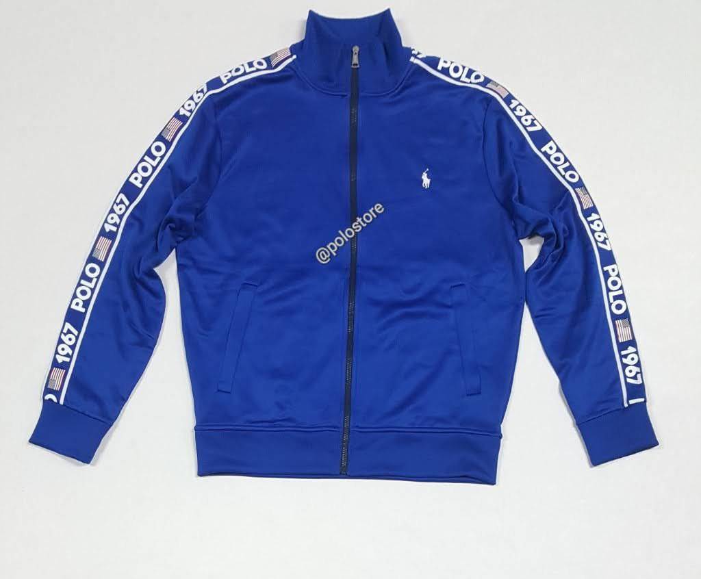 Nwt Polo Ralph Lauren Royal Blue 1967 American Flag Track