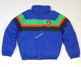 Nwt Polo Ralph Lauren Royal Blue Stripe Cookie Down Jacket - Unique Style