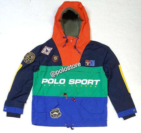 Nwt Polo Ralph Lauren Blue/Navy Small Pony Removeable Hooded Down Jacket