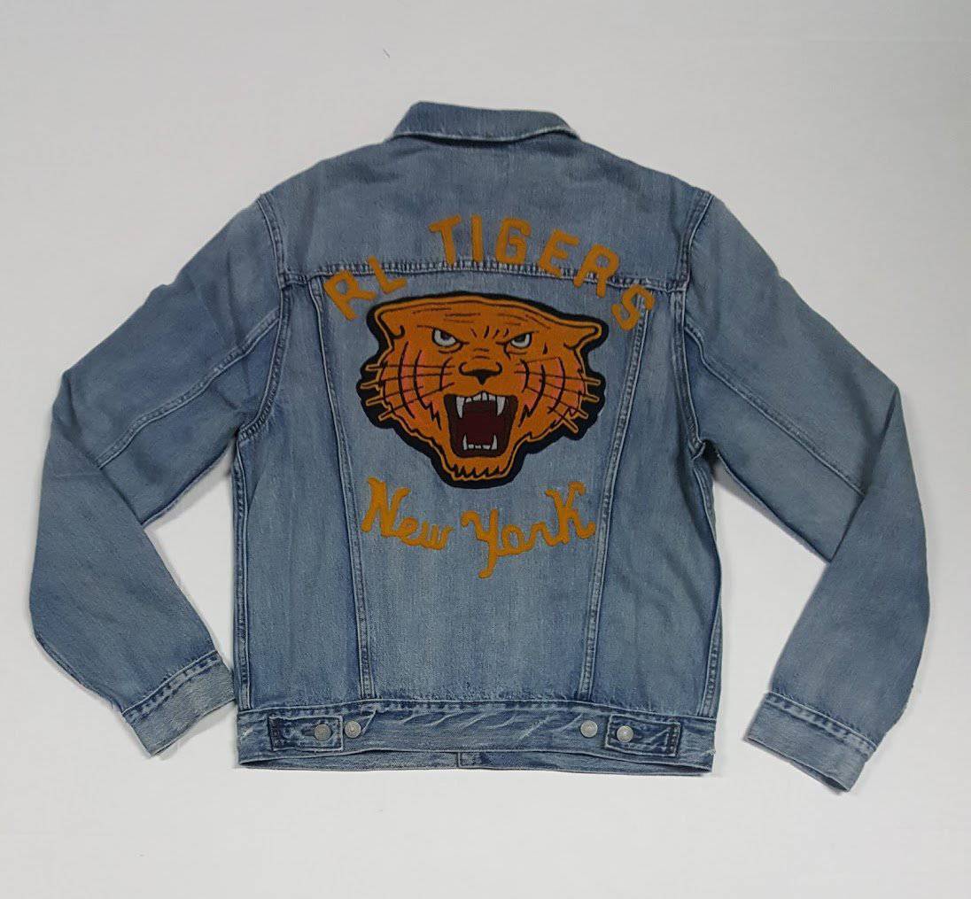 Tiger denim outlet jacket