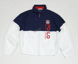 Nwt Polo Ralph Lauren White/Navy K-Swiss Windbreaker Jacket - Unique Style