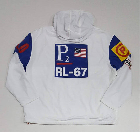 Nwt Polo Ralph Lauren White P2 Classic Fit Cp-93 Windbreaker