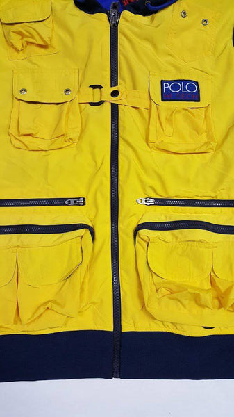 NWT POLO RALPH LAUREN YELLOW HI TECH HOODIE JACKET - Unique Style