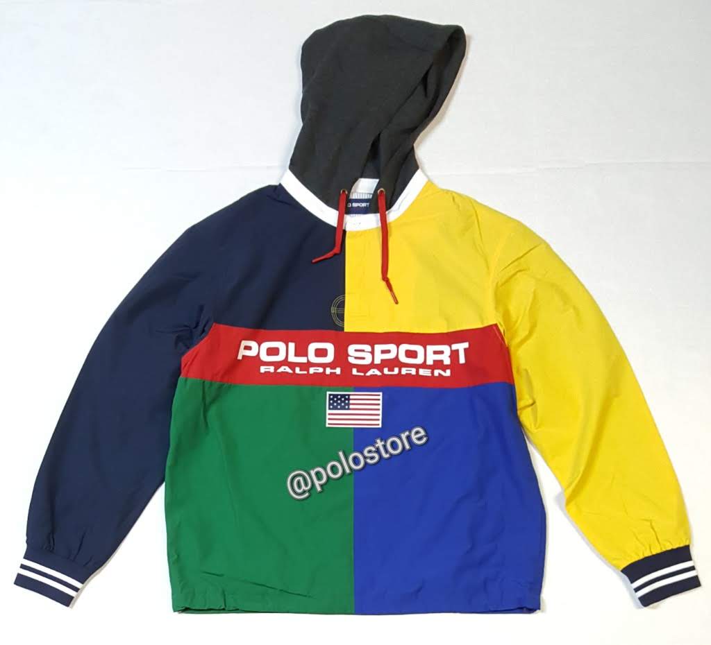 Nwt Polo Sport Spellout Rugby Hoodie Jacket