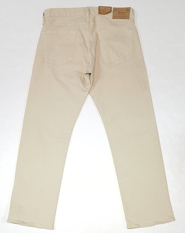 Nwt Polo Ralph Lauren Beige Classic Fit Stretch Jeans - Unique Style
