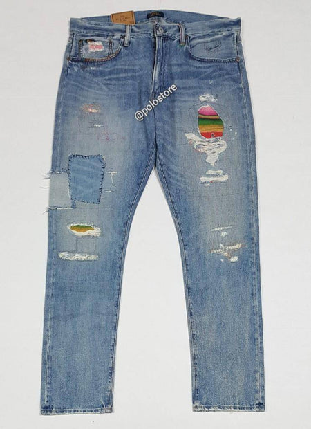 Nwt Polo Ralph Lauren Paint Splatter Classic Fit Stretch Jeans