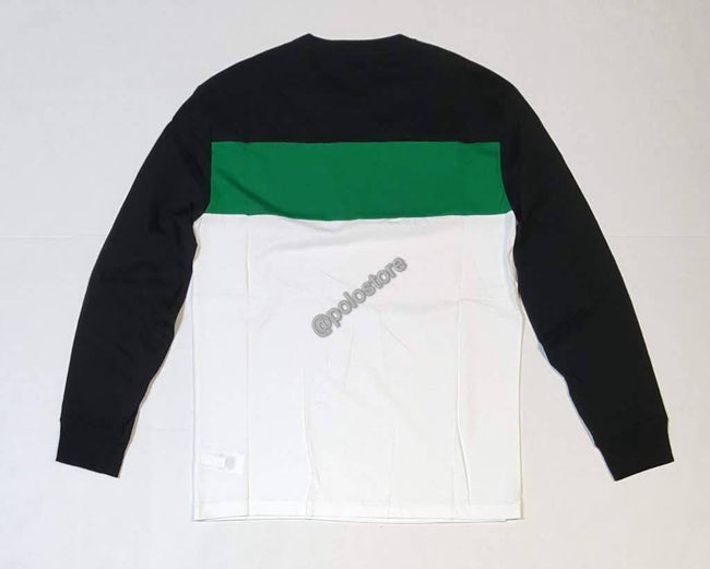 Nwt Polo Ralph Lauren Black PRL Racing Long Sleeve Classic Fit Tee - Unique Style