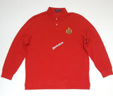 Nwt Polo Ralph Lauren Classic Fit Red Polo Crest Long Sleeve Tee - Unique Style