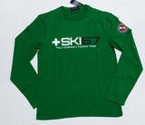 NWT POLO RALPH LAUREN GREEN SKI L/S TEE - Unique Style