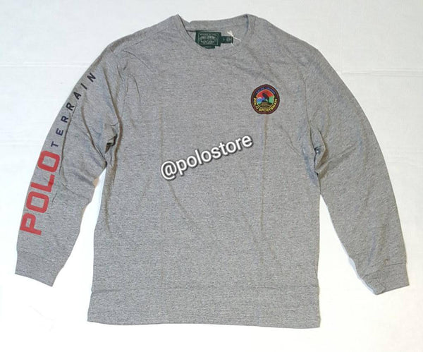 Nwt Polo Ralph Lauren Grey Sportsman Polo Terrain Classic Fit Long Sleeve Tee - Unique Style