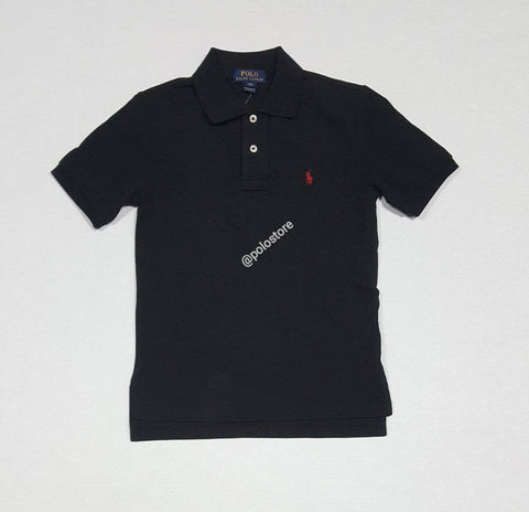 Nwt Kids Polo Ralph Lauren Black with Red Small Pony Shirt