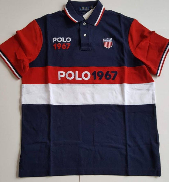 Nwt Polo Ralph Lauren 1967 Embroidered Kswiss Custom Fit Polo - Unique Style