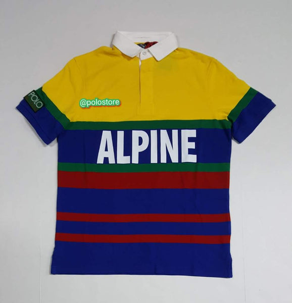 Nwt Polo Ralph Lauren Alpine HI Tech Patch Classic Fit Polo - Unique Style