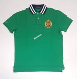 Nwt Polo  Ralph Lauren Green Embroidered Crest Custom Fit Polo - Unique Style