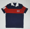 Nwt Polo Ralph Lauren Navy/Red CP-93 Classic Fit Rugby - Unique Style