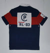 Nwt Polo Ralph Lauren Navy/Red CP-93 Classic Fit Rugby - Unique Style