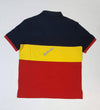 Nwt Polo Ralph Lauren Navy/Yellow/Red Big Pony Classic Fit Polo - Unique Style