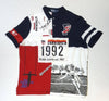 Nwt Polo Ralph Lauren Patch Work Stadium 1992 Polo - Unique Style