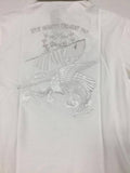 NWT POLO RALPH LAUREN WHITE 371ST INFANTRY REGIMENT 1967 DRAGON EMBROIDERED CUSTOM FIT SHORT SLEEVE POLO - Unique Style