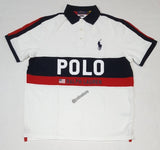 Nwt Polo Ralph Lauren White/Red Big Pony American Flag Classic Fit Polo - Unique Style