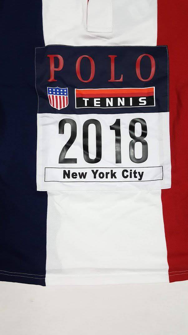 Nwt Polo Ralph Lauren White/Red/Navy Polo Tennis 2018 New York Classic Fit Polo - Unique Style