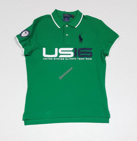 Ralph Lauren Womens Polo USA 16 Olympic Polo Shirt - Unique Style