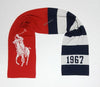 Nwt Polo Ralph Lauren Big Pony 1967 Scarf - Unique Style