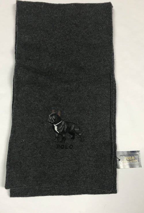 NWT POLO RALPH LAUREN BULL DOG SCARF - Unique Style