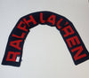 Polo Ralph Lauren Polo Sport Navy Blue Reversible Spellout Scarf - Unique Style